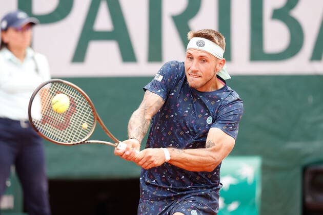 25.05.2022, Tennis, French Open 2022 Roland-Garros, FRA, Paris, Roland Garros Bild: v. li. Alex Molcan Copyright: HMBxMedia AntonioxBorga