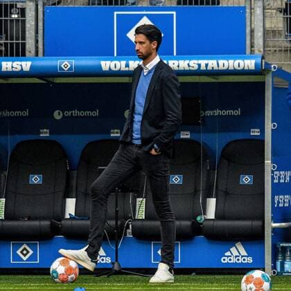 Sportchef Jonas Boldt ( HSV ) Deutschland , Hamburg , Volksparkstadion , 1. 2. Fussball Bundesliga Relegation , Hamburger SV - Hertha BSC