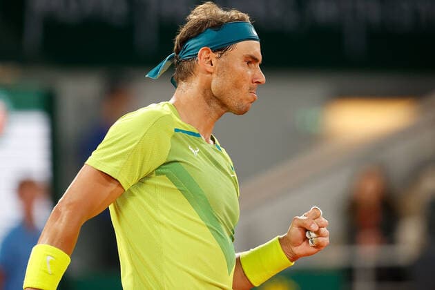 25.05.2022, Tennis, French Open 2022 Roland-Garros, FRA, Paris, Roland Garros Bild: v. li. Rafael Nadal (ESP) Copyright: HMBxMedia AntonioxBorga