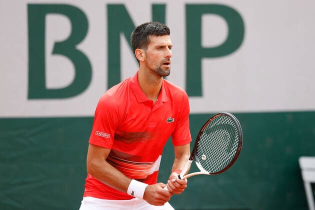 25.05.2022, Tennis, French Open 2022 Roland-Garros, FRA, Paris, Roland Garros v. li. Novak Djokovic (SER) Tennis, French Open 2022 Roland-Garros Paris Copyright: xBeckerxEibner-Pressefotox EP_hec