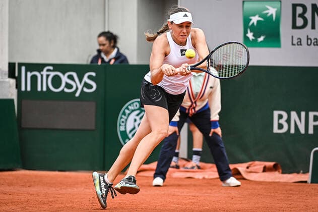 May 26, 2022, Paris, France, France: Kaja JUVAN of Slovenia during the Day five of Roland-Garros 2022, French Open 2022, Grand Slam tennis tournament at the Roland-Garros stadium on May 26, 2022 in Paris, France. Paris France - ZUMAm308 20220526_zsp_m308_001 Copyright: xMatthieuxMirvillex