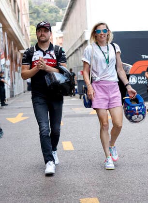 77 Valtteri Bottas (FIN, Alfa Romeo F1 Team ORLEN) and his girlfriend Tiffany Cromwell, F1 Grand Prix of Monaco at Circuit de Monaco on May 26, 2022 in Monte-Carlo, Monaco. (Photo by HOCH ZWEI) Monte-Carlo Monaco