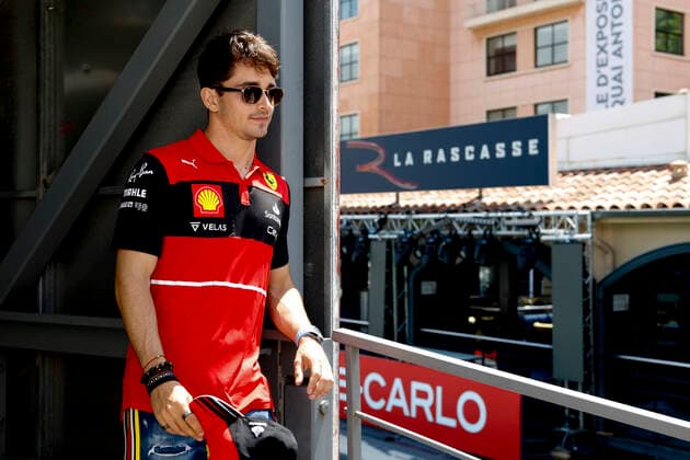 16 Charles Leclerc (MCO, Scuderia Ferrari), F1 Grand Prix of Monaco at Circuit de Monaco on May 26, 2022 in Monte-Carlo, Monaco. (Photo by HOCH ZWEI) Monte-Carlo Monaco