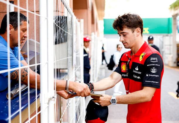 16 Charles Leclerc (MCO, Scuderia Ferrari), F1 Grand Prix of Monaco at Circuit de Monaco on May 26, 2022 in Monte-Carlo, Monaco. (Photo by HOCH ZWEI) Monte-Carlo Monaco