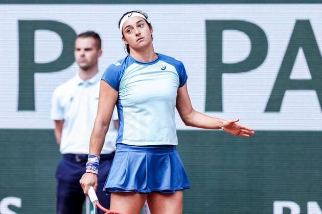 TENNIS - French Open 2022 PARIS,FRANCE,26.MAY.22 - TENNIS - WTA, Tennis Damen Tour, French Open, Roland Garros, Grand Slam. Image shows Caroline Garcia (FRA).  GEPAxpictures xPatrickxSteiner