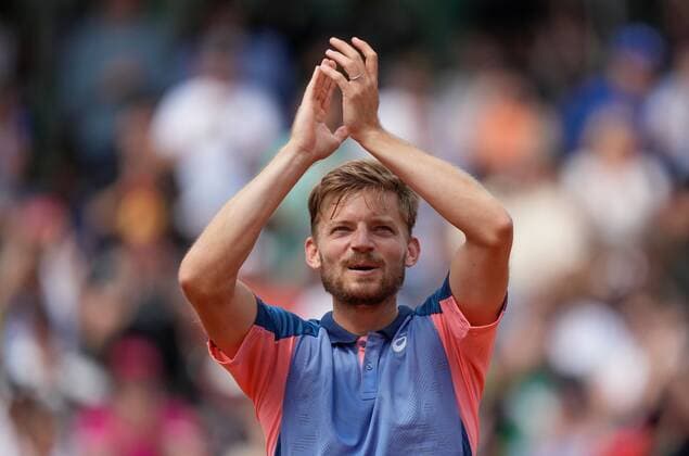 Mandatory Credit: Photo by Dave Shopland Shutterstock (12958165by) David Goffin from Belgium wins 2nd round match in 4 sets French Open Tennis, Day 5, Roland Garros, Paris, France - 26 May 2022 French Open Tennis, Day 5, Roland Garros, Paris, France - 26 May 2022  Copyright: xDavexShopland Shutterstockx 12958165by