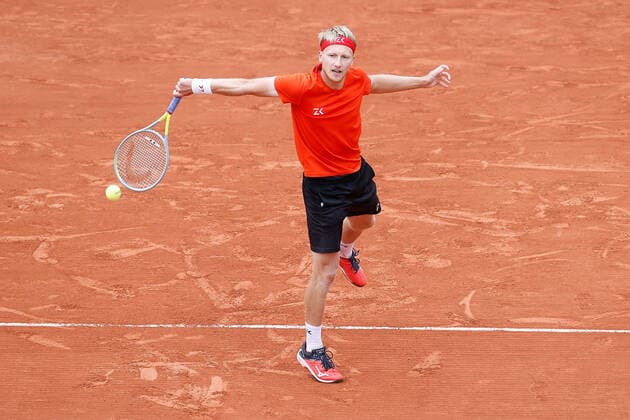 26.05.2022, Tennis, French Open 2022 Roland-Garros, FRA, Paris, Roland Garros Bild: v. li. Zdenek Kolar (CZE) Copyright: HMBxMedia AntonioxBorga
