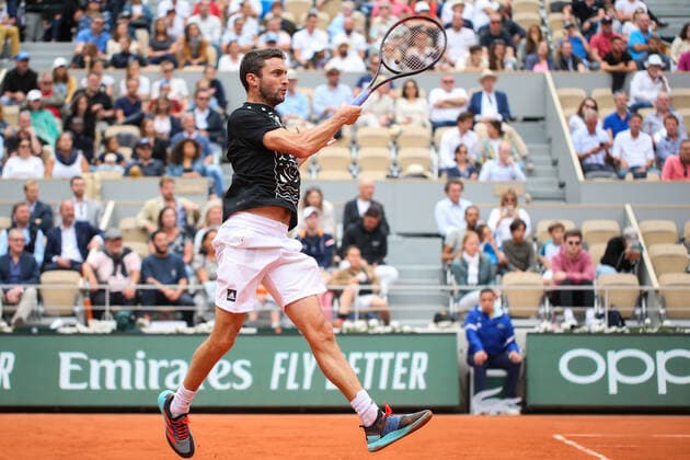 2022 French Open - Day Five Gilles Simon during his match against Steve Johnson on Philipe Chatrier court in the 2022 French Open finals day five. Paris France  Copyright: xIbrahimxEzzatx originalFilename:ezzat-notitle220526_npZql.jpg