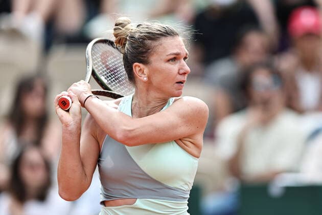 Simona Halep, ROU, during second round of 2022 French Open at Roland Garros, Paris, 26 05 2022; -