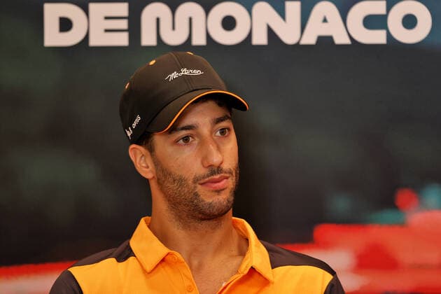 3 Daniel Ricciardo (AUS, McLaren F1 Team), F1 Grand Prix of Monaco at Circuit de Monaco on May 27, 2022 in Monte-Carlo, Monaco. (Photo by DPPI via HOCH ZWEI) Monte-Carlo Monaco
