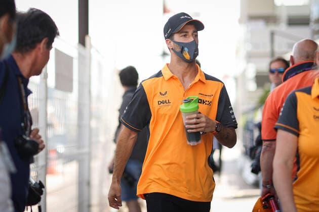 RICCIARDO Daniel (aus), McLaren F1 Team MCL36, portrait during the Formula 1 Grand Prix de Monaco 2022, 7th round of the 2022 FIA Formula One World Championship, WM, Weltmeisterschaft on the Circuit de Monaco, from May 27 to 29, 2022 in Monte-Carlo, Monaco - F1 - MONACO GRAND PRIX 2022 DPPI Panoramic  00122018_AV6_6993