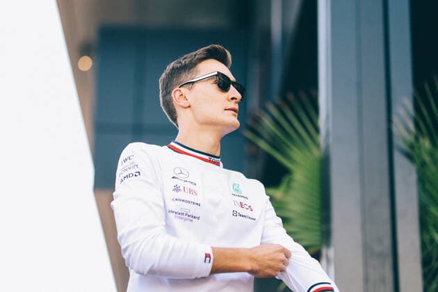 RUSSELL George (gbr), Mercedes AMG F1 Team W13, portrait during the Formula 1 Grand Prix de Monaco 2022, 7th round of the 2022 FIA Formula One World Championship, WM, Weltmeisterschaft on the Circuit de Monaco, from May 27 to 29, 2022 in Monte-Carlo, Monaco - F1 - MONACO GRAND PRIX 2022 DPPI Panoramic  00122018_AV6_7017