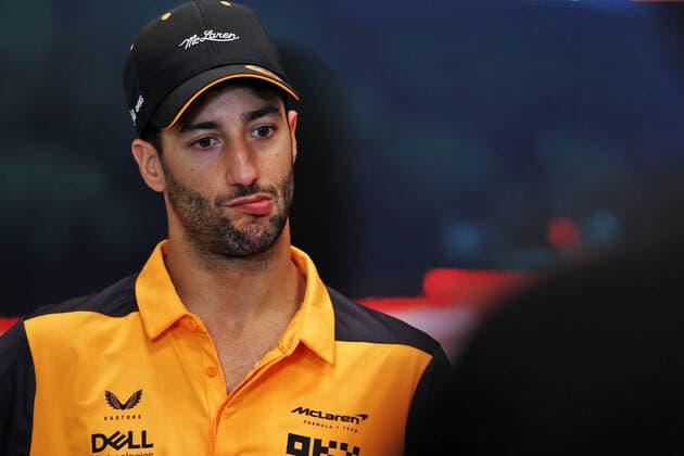 RICCIARDO Daniel (aus), McLaren F1 Team MCL36, portrait, press conference, PK, Pressekonferenz during the Formula 1 Grand Prix de Monaco 2022, 7th round of the 2022 FIA Formula One World Championship, WM, Weltmeisterschaft on the Circuit de Monaco, from May 27 to 29, 2022 in Monte-Carlo, Monaco - F1 - MONACO GRAND PRIX 2022 DPPI Panoramic MOY20309