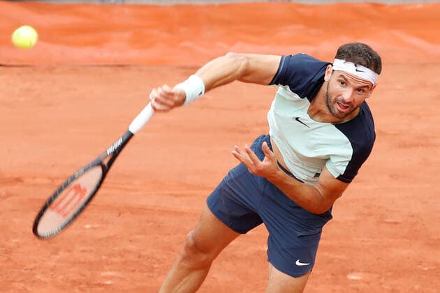 Grigor Dimitrov (BUL) Vs Diego Schwartzman (ARG) TENNIS : Roland-Garros - 27 05 2022 MichaelBaucher Panoramic 