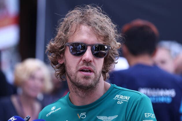 Formula 1 - Monaco Grand Prix 2022 Sebastian Vettel of Aston Martin looks on prior to practice ahead of the Formula 1 Monaco Grand Prix 2022 at Circuit de Monaco on May 27, 2022 in Monte-Carlo, Monaco. Monte Carlo Circuit de Monaco Monaco Copyright: xMarcoxCanonierox
