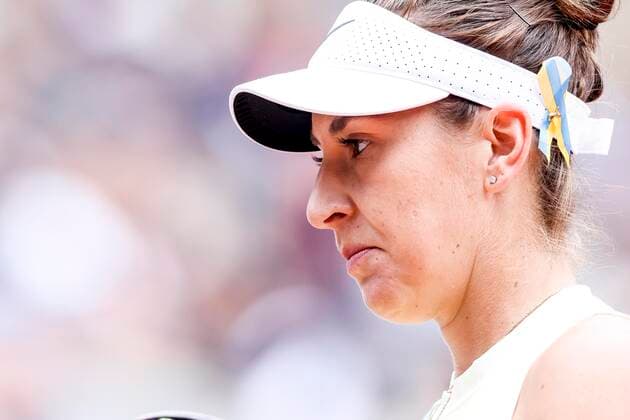 TENNIS - French Open 2022 PARIS,FRANCE,27.MAY.22 - TENNIS - WTA, Tennis Damen Tour, French Open, Roland Garros, Grand Slam. Image shows Belinda Bencic (SUI).  GEPAxpictures xPatrickxSteiner