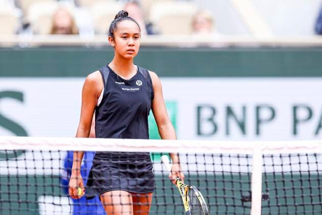 TENNIS - French Open 2022 PARIS,FRANCE,27.MAY.22 - TENNIS - WTA, Tennis Damen Tour, French Open, Roland Garros, Grand Slam. Image shows Leylah Fernandez (CAN).  GEPAxpictures xPatrickxSteiner