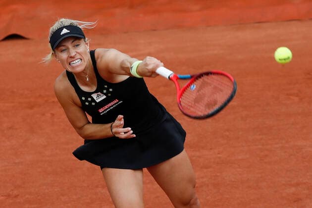 Tennis, French Open, Tag 6, Kerber - Sasnowitsch Angelique Kerber (GER) Vs Aliaksandra Sasnovich TENNIS : Roland-Garros - 27 05 2022 MichaelBaucher Panoramic 