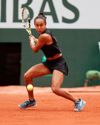 French Open 2022, Leylah Fernandez (CAN) Tennis - French Open 2022 - Grand Slam ATP, Tennis Herren WTA, Tennis Damen ITF - Roland Garros - Paris - - France - 27 May 2022. Copyright: xJuergenxHasenkopfx