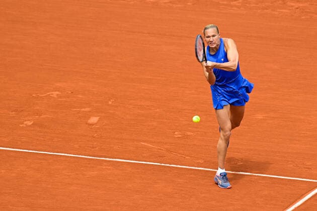 Kaia Kanepi ( EST ) TENNIS : Roland Garros 2022 - Internationaux de France - 27 05 2022 FedericoPestellini Panoramic 