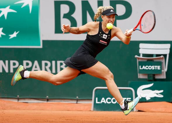 French Open 2022, Angelique Kerber (GER) Tennis - French Open 2022 - Grand Slam ATP, Tennis Herren WTA, Tennis Damen ITF - Roland Garros - Paris - - France - 27 May 2022. Copyright: xJuergenxHasenkopfx