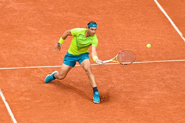 Rafael Nadal ( Espagne ) TENNIS : Roland Garros 2022 - Internationaux de France - 27 05 2022 FedericoPestellini Panoramic 
