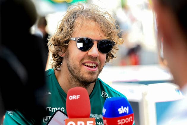 Sport Bilder des Tages Formel 1 Raceweekend Monaco Freitag Sebastian Vettel (Ger) Aston Martin Cognizant Formula One Team; Formel 1 Monaco am 27.05.2022 Copyright: xBEAUTIFULxSPORTS Erlhofx