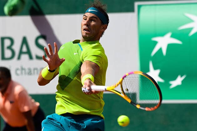 Rafael Nadal ( Espagne ) TENNIS : Roland Garros 2022 - Internationaux de France - 27 05 2022 FedericoPestellini Panoramic 