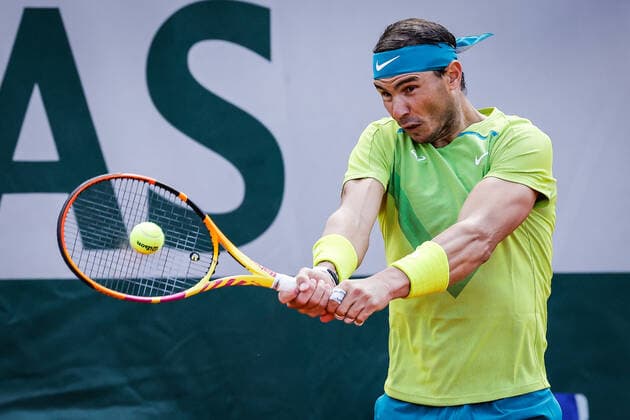 May 27, 2022, Paris, France, France: Rafael NADAL of Spain during the Day six of Roland-Garros 2022, French Open 2022, Grand Slam tennis tournament at the Roland-Garros stadium on May 27, 2022 in Paris, France. Paris France - ZUMAm308 20220527_zsp_m308_028 Copyright: xMatthieuxMirvillex