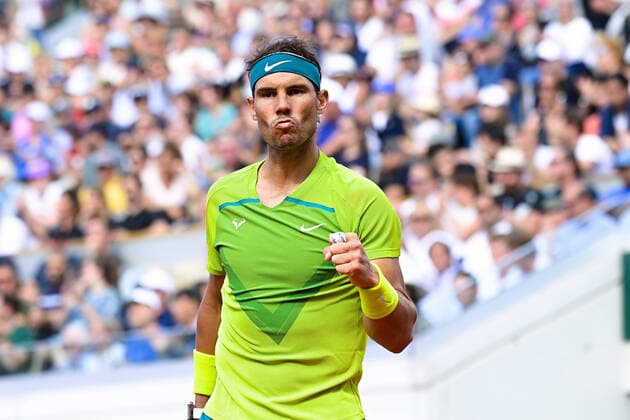 Rafael Nadal ( Espagne ) TENNIS : Roland Garros 2022 - Internationaux de France - 27 05 2022 FedericoPestellini Panoramic 