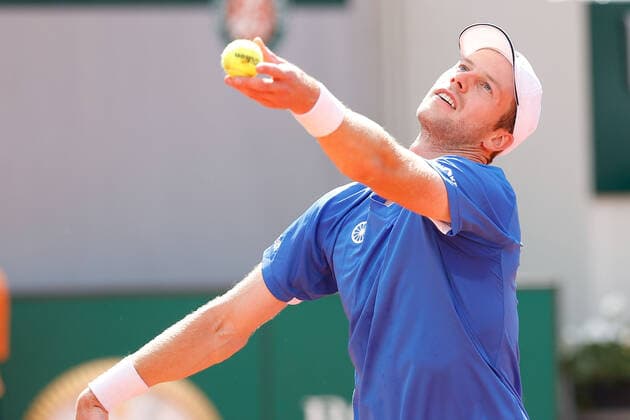 27.05.2022, Tennis, French Open 2022 Roland-Garros, FRA, Paris, Roland Garros, Bild: v. li.Boticvande Zandschulp (NLD) Copyright: HMBxMedia AntonioxBorga