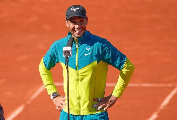 Mandatory Credit: Photo by Dave Shopland Shutterstock (12958850ax) Spain s Rafael Nadal wins his 3rd round match in straight sets on a full Suzanne Lenglen Court French Open Tennis, Day 6, Roland Garros, Paris, France - 27 May 2022 French Open Tennis, Day 6, Roland Garros, Paris, France - 27 May 2022  Copyright: xDavexShopland Shutterstockx 12958850ax