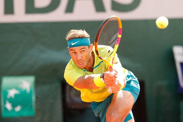27.05.2022, Tennis, French Open 2022 Roland-Garros, FRA, Paris, Roland Garros, v. li.Rafael Nadal (ESP) Tennis, French Open 2022 Roland-Garros Paris Copyright: xBeckerxEibner-Pressefotox EP_hec