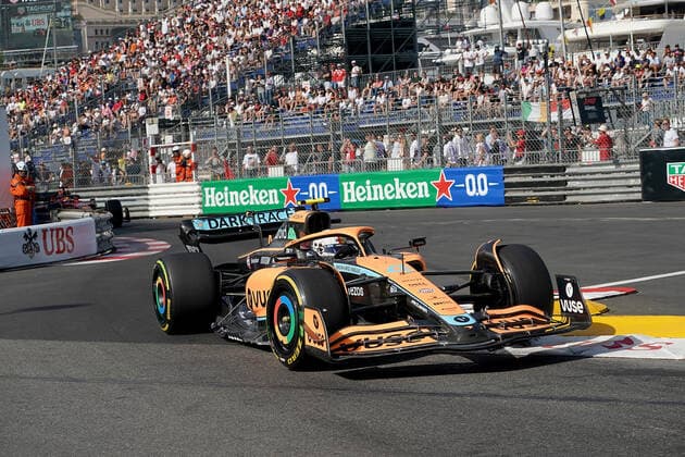 FORMULA 1 GRAND PRIX DE MONACO 2022 27.05.2022, Monaco Circuit, Monte Carlo, FORMULA 1 GRAND PRIX DE MONACO 2022 , im Bild Lando Norris (GBR), McLaren F1 Team