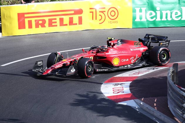 F1 Gran Prix of Monaco 2022 Carlos Sainz of Scuderia Ferrari on track during free practice two ahead of the F1 Grand Prix of Monaco. Monaco Monte-Carlo Monaco Copyright: xMarcoxCanonierox