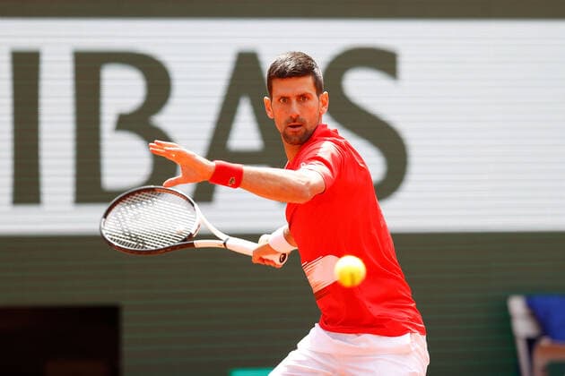 27.05.2022, Tennis, French Open 2022 Roland-Garros, FRA, Paris, Roland Garros v. li. Novak Djokovic (SER) Tennis, French Open 2022 Roland-Garros Paris Copyright: xBeckerxEibner-Pressefotox EP_hec