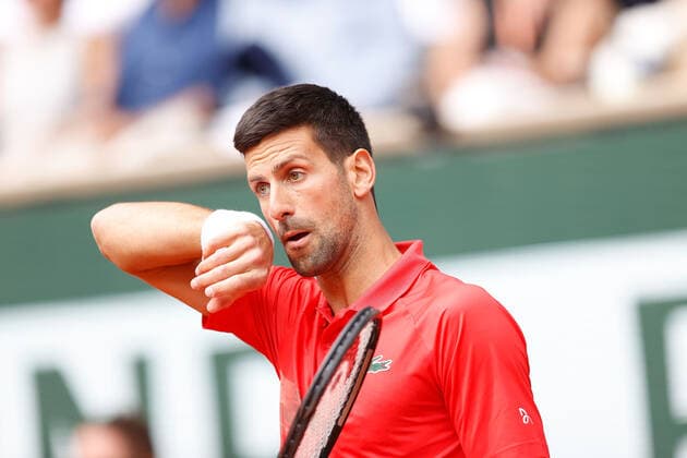 27.05.2022, Tennis, French Open 2022 Roland-Garros, FRA, Paris, Roland Garros v. li. Novak Djokovic (SER) Tennis, French Open 2022 Roland-Garros Paris Copyright: xBeckerxEibner-Pressefotox EP_hec