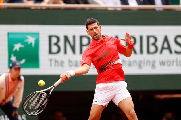 27.05.2022, Tennis, French Open 2022 Roland-Garros, FRA, Paris, Roland Garros v. li. Novak Djokovic (SER) Tennis, French Open 2022 Roland-Garros Paris Copyright: xBeckerxEibner-Pressefotox EP_hec