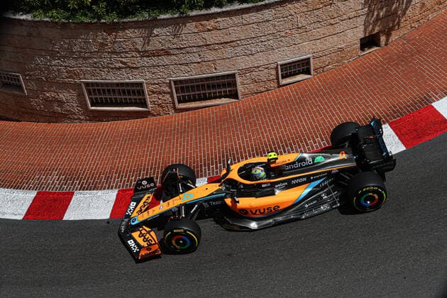 Lando Norris (GBR) McLaren MCL36 during FORMULA 1 GRAND PRIX DE MONACO 2022 Free Practice, Formula 1 Championship in Monte Carlo, Principality of Monaco, May 27 2022  Copyright: xAlessioxDexMarcox xipa-agency.nex xx 0
