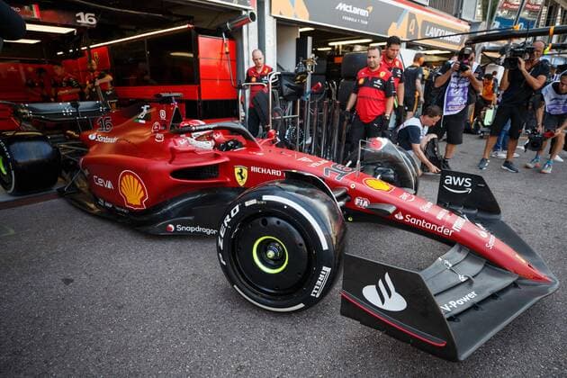 Charles Leclerc (Scuderia Ferrari) faehrt aus der Box, Grosser Preis von Monaco 2022, Motorsport, Formel 1, 27.05.2022 Grosser Preis von Monaco 2022, Motorsport, Formel 1, 27.05.2022 Copyright: xEibner-Pressefoto AlexanderxNeisx EP_ANS