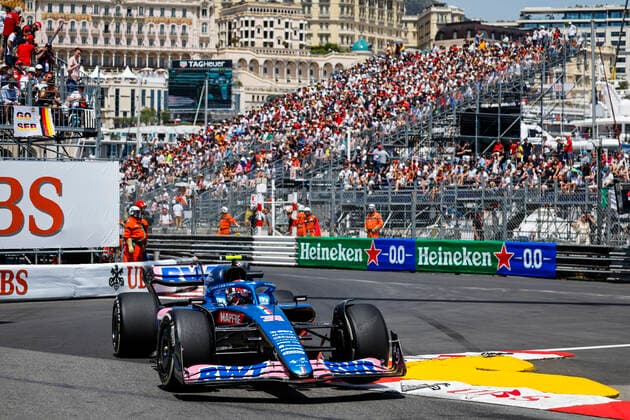 31 Esteban Ocon (FRA, BWT Alpine F1 Team), F1 Grand Prix of Monaco at Circuit de Monaco on May 27, 2022 in Monte-Carlo, Monaco. (Photo by HOCH ZWEI) Monte-Carlo Monaco