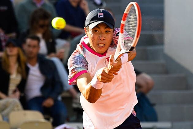 Brandon Nakashima ( USA ) - TENNIS : Roland Garros 2022 - Internationaux de France - 27 05 2022 FedericoPestellini Panoramic 