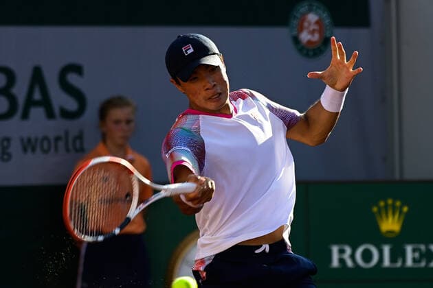 Brandon Nakashima ( USA ) - TENNIS : Roland Garros 2022 - Internationaux de France - 27 05 2022 FedericoPestellini Panoramic 
