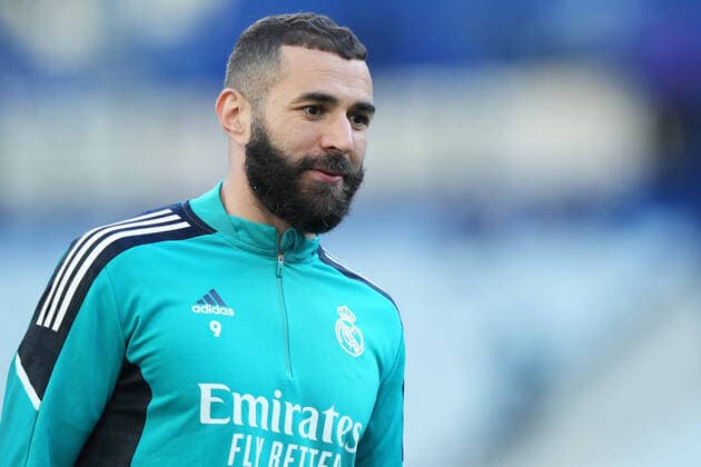 Karim Benzema of Real Madrid CF during training session at Stade de France on May 27, 2022 in Paris, France. Liverpool will face Real Madrid in the UEFA Champions League final on May 28, 2022 Copyright: xGiuseppexMaffiax 32220052