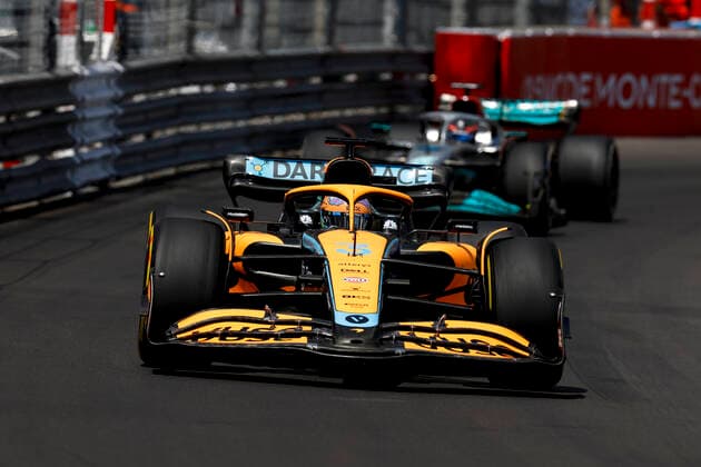 3 Daniel Ricciardo (AUS, McLaren F1 Team), F1 Grand Prix of Monaco at Circuit de Monaco on May 27, 2022 in Monte-Carlo, Monaco. (Photo by HOCH ZWEI) Monte-Carlo Monaco