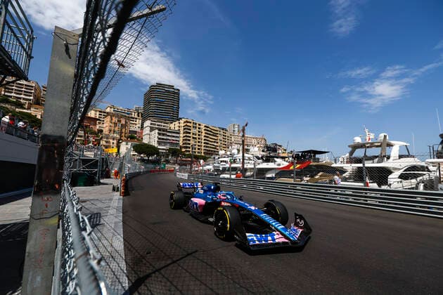 14 Fernando Alonso (ESP, BWT Alpine F1 Team), F1 Grand Prix of Monaco at Circuit de Monaco on May 27, 2022 in Monte-Carlo, Monaco. (Photo by HOCH ZWEI) Monte-Carlo Monaco