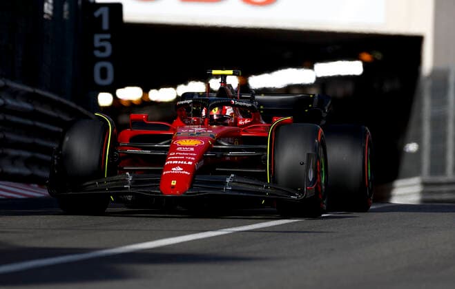 55 Carlos Sainz (ESP, Scuderia Ferrari), F1 Grand Prix of Monaco at Circuit de Monaco on May 27, 2022 in Monte-Carlo, Monaco. (Photo by HOCH ZWEI) Monte-Carlo Monaco