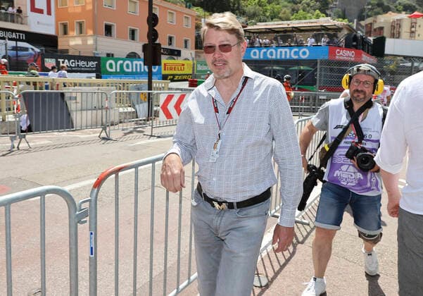 Monaco, Monte Carlo - May 28, 2022: FIA Formula 1 World Championship, WM, Weltmeisterschaft Monaco Grand Prix with F1 Champion Mika Hakkinen, Häkkinen, Haekkinen. Mandoga Media Germany Formula 1 Grand Prix de Monaco, Mika Hakkinen