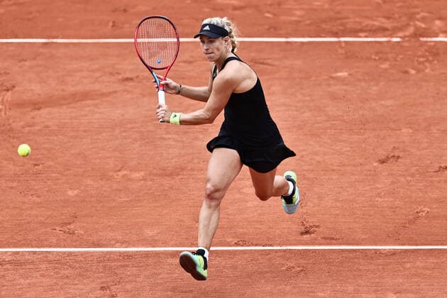 Angelique Kerber, GER, during third round of 2022 French Open at Roland Garros, Paris, 27 05 2022; -