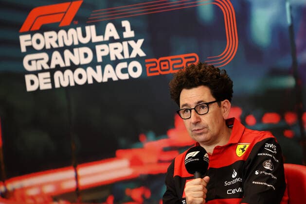 BINOTTO Mattia (ita), Managing Director of the Scuderia Ferrari, portrait during the Formula 1 Grand Prix de Monaco 2022, 7th round of the 2022 FIA Formula One World Championship, WM, Weltmeisterschaft on the Circuit de Monaco, from May 27 to 29, 2022 in Monte-Carlo, Monaco - F1 - MONACO GRAND PRIX 2022 DPPI Panoramic  MOY12211